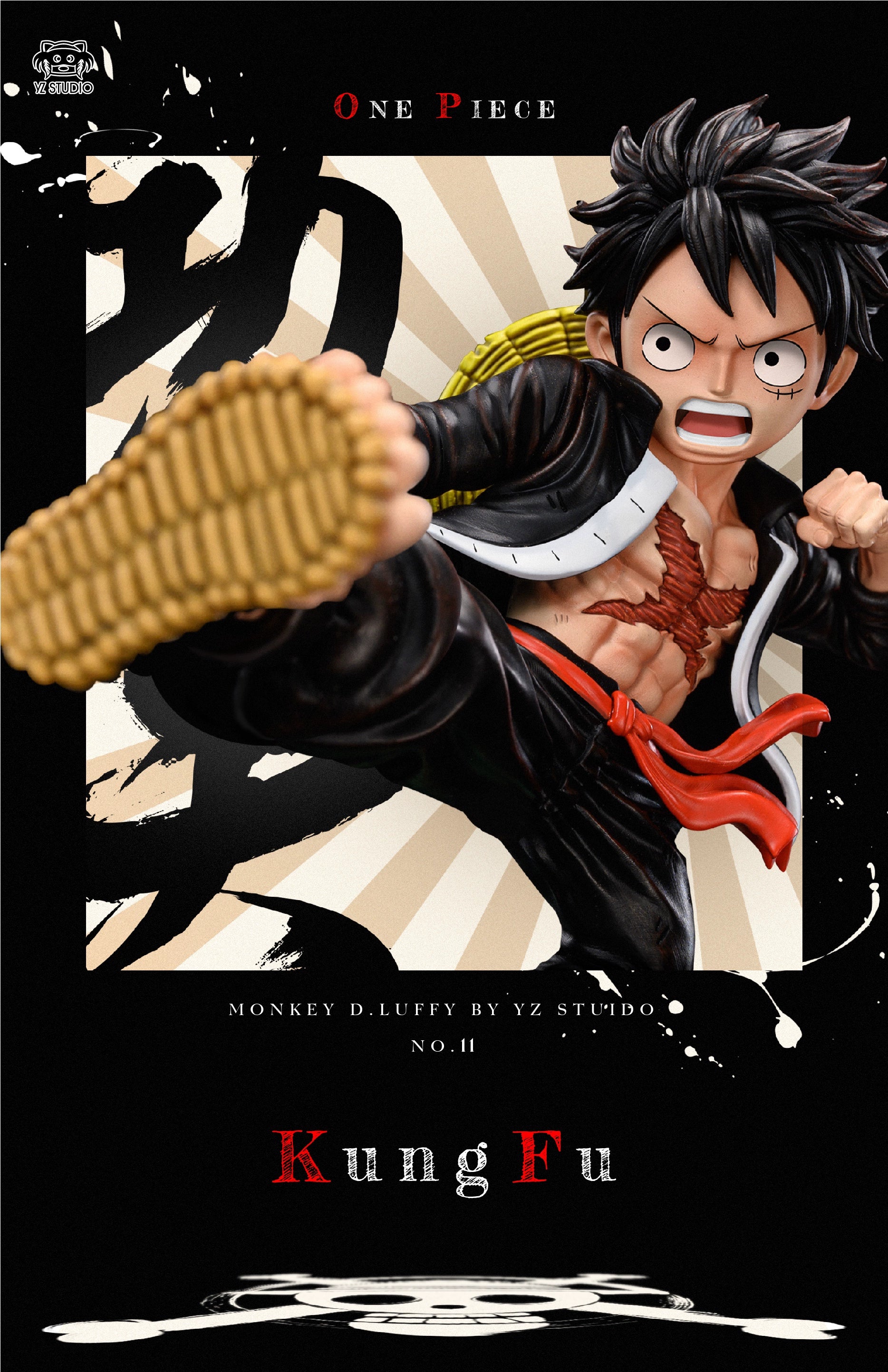 Title Page 011 Kungfu Luffy - ONE PIECE - Yz Studios [PRE ORDER]