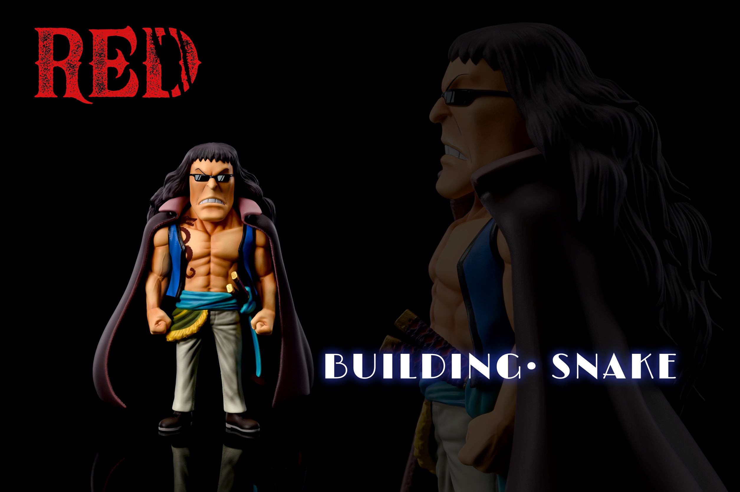 Red Hair Pirates 007 Building Snake - One Piece - A plus Studio
