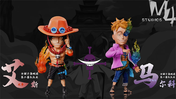 Whitebeard Pirates 002 Ace & Marco - One Piece - M4 Studios