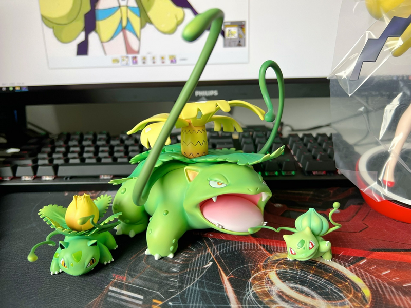 1/20 Scale World Zukan Bulbasaur Ivysaur Venusaur - Pokemon - MG STUDIO [IN STOCK]