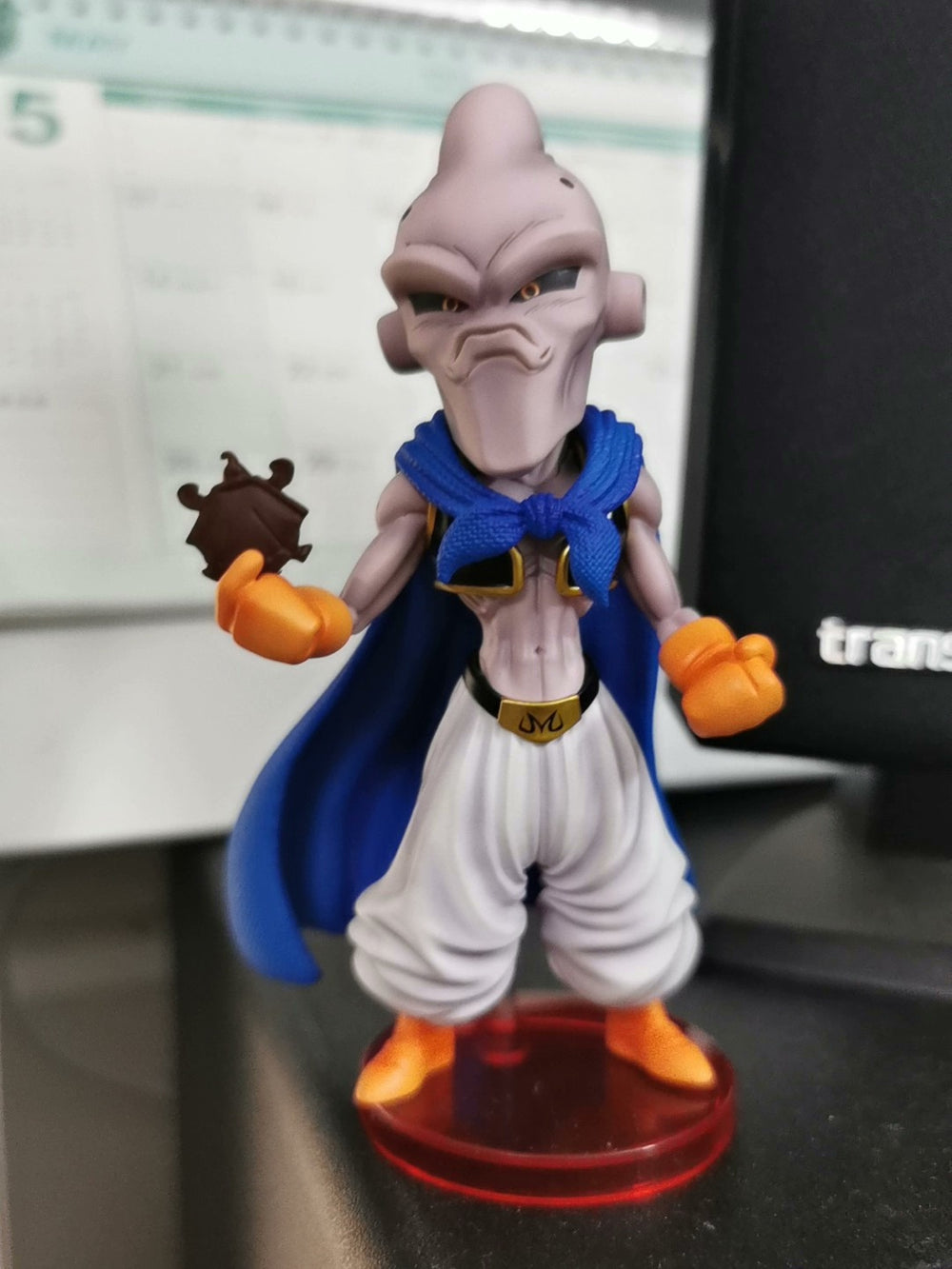 Figurine Dragon Ball Z Evil Buu (Boo) - Bandai Vintage 1989 - 13cm - Fabriquée à Macao