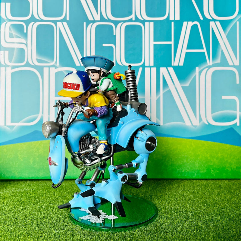 Goku & Gohan Riding Motorcycle - Dragon Ball - LeaGue STUDIO [IN STOCK]