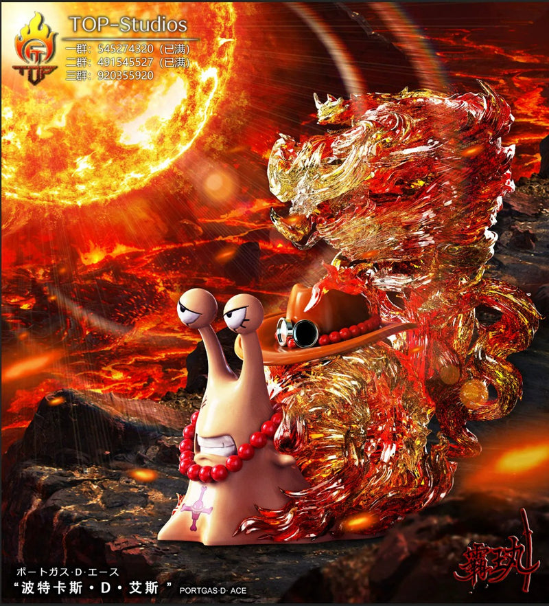 Den Den Mushi - Ace & Caesar Clown - One Piece - TOP Studios [PRE ORDER]