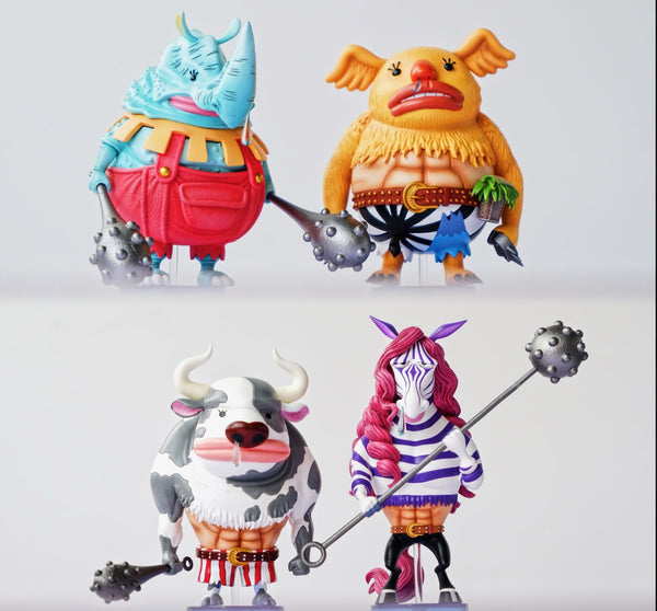 Impel Down 002/003 Minorhinoceros & Minotaurus & Minokoala & Minozebra - One Piece - M4 Studios [IN STOCK]