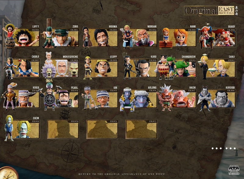 East Blue Saga 018 Kuroobi - ONE PIECE - YZ Studios [PRE ORDER]