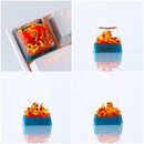 Mechanical Keyboard Resin Keycaps Pokemon Figures Set with 3D PokeDex