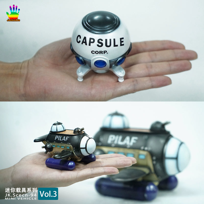 Mini Vehicle 003 Pilaf Airship & Son Goku's Spaceship - Dragon Ball - JacksDo Studio [PRE ORDER]