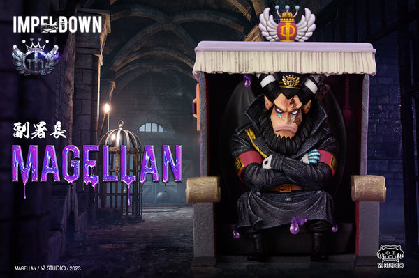 Impel Down 009 Magellan Sitting Position - One Piece - YZ Studios [PRE ORDER]