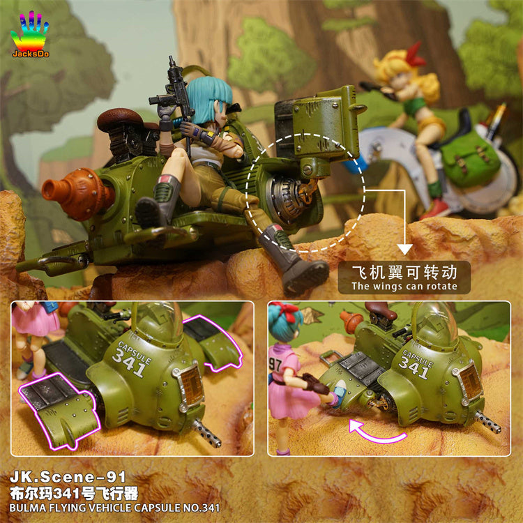 Bulma Flying Vehicle Capsule No.341 - Dragon Ball - JacksDo Studio [IN STOCK]