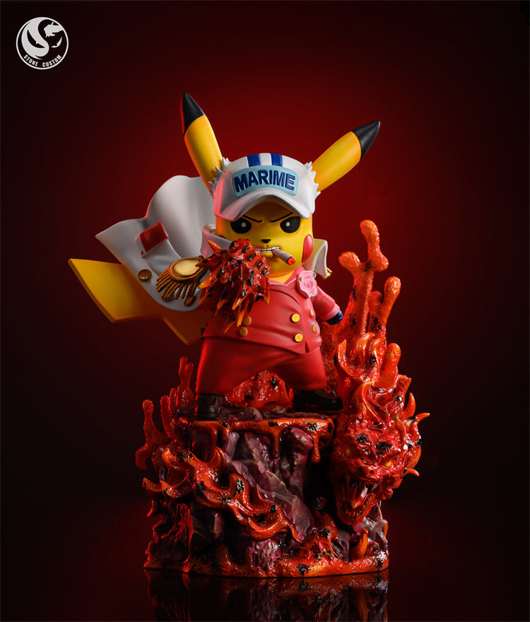 Pikachu Cosplay Akainu, Kuzan, Kizaru - One Piece / Pokemon - ST Studios [IN STOCK]