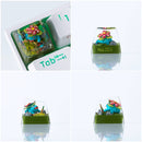Mechanical Keyboard Resin Keycaps Pokemon Figures Set with 3D PokeDex