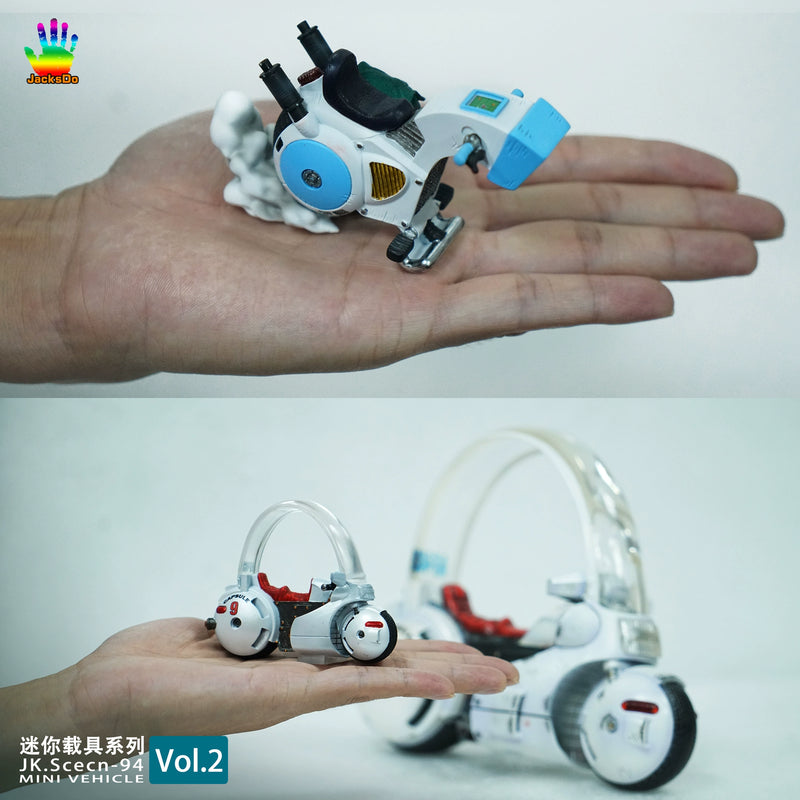 Mini Vehicle 002 Bulma Capsule 8 Motorcycle & Launch S-Cargo Motorcycle - Dragon Ball - JacksDo Studio [PRE ORDER]