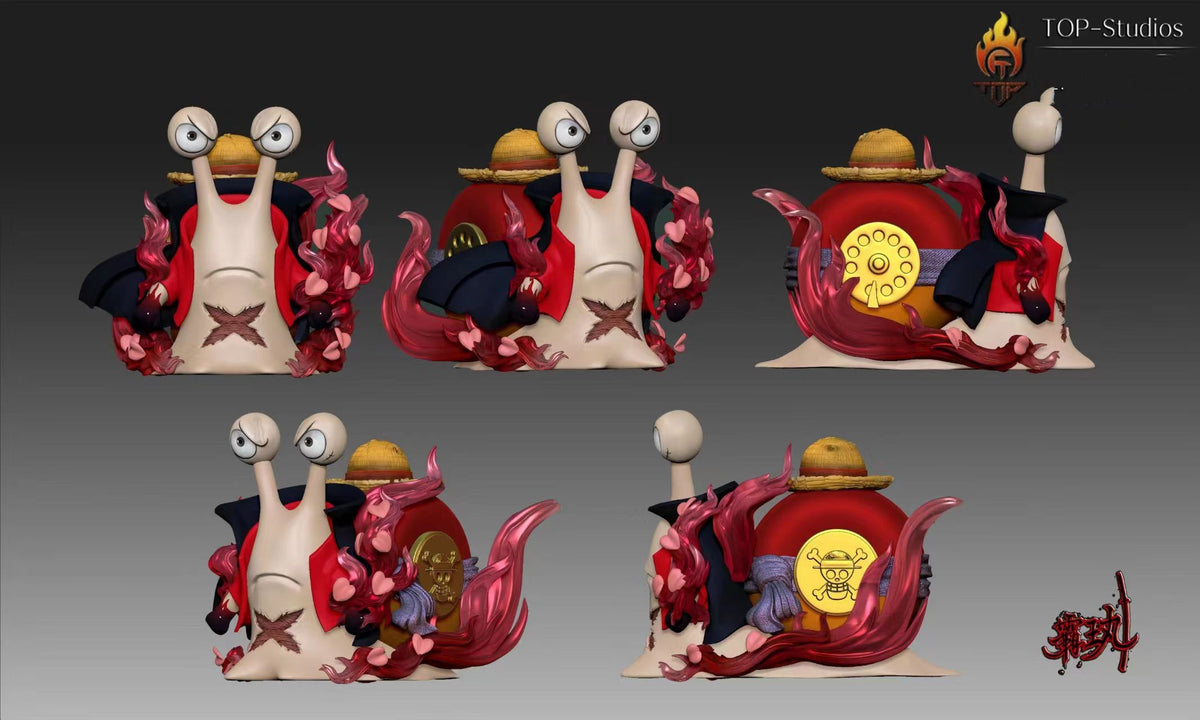 Den Den Mushi - Kuma & Luffy & Marco - One Piece - TOP Studios [IN