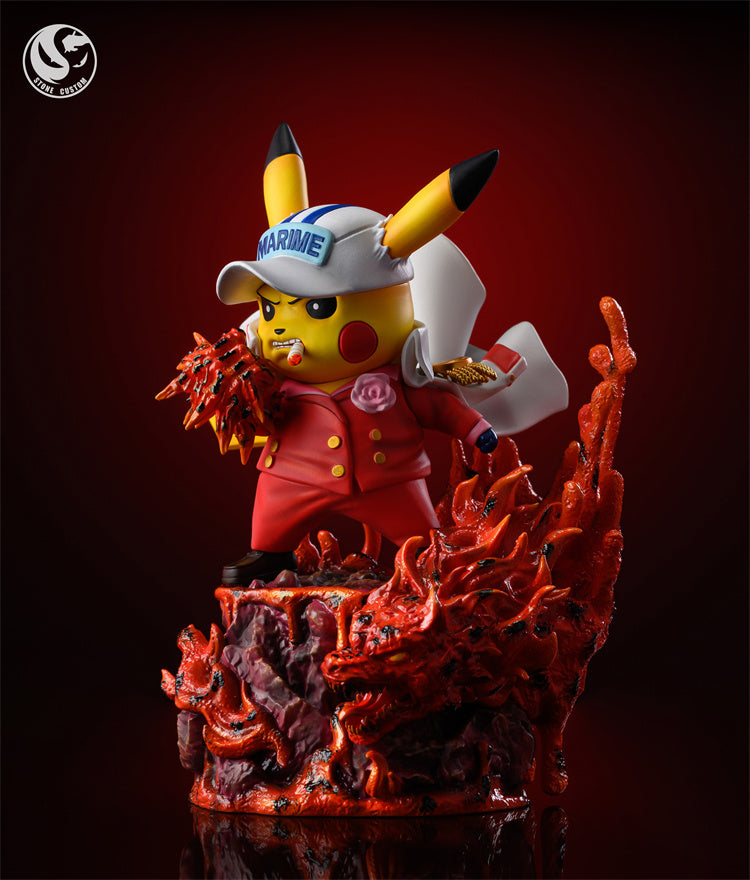 Pikachu Cosplay Akainu, Kuzan, Kizaru - One Piece / Pokemon - ST Studios [IN STOCK]