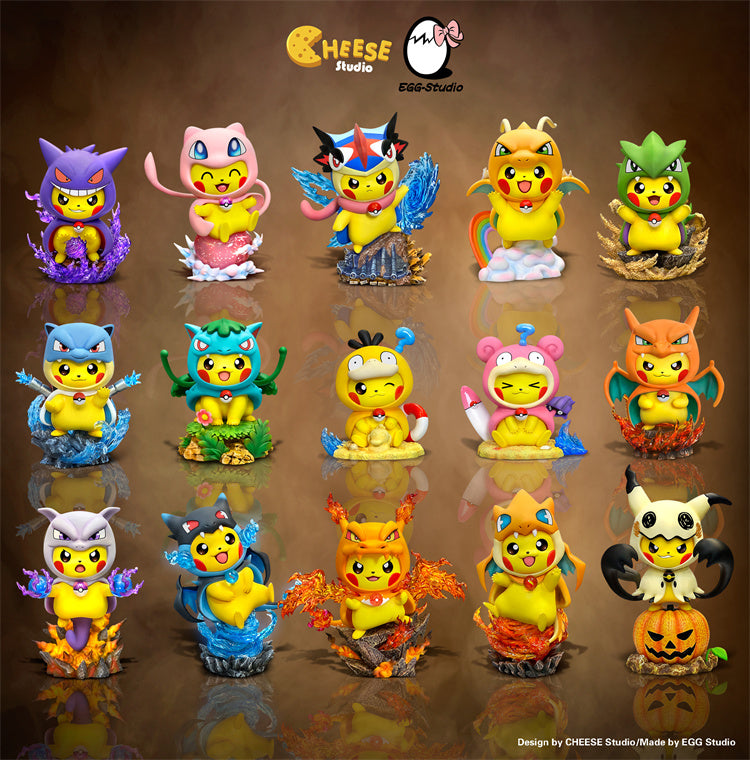 Pikachu Cosplay Slowpoke & Psyduck - Pokemon - EGG-Studio [IN STOCK]