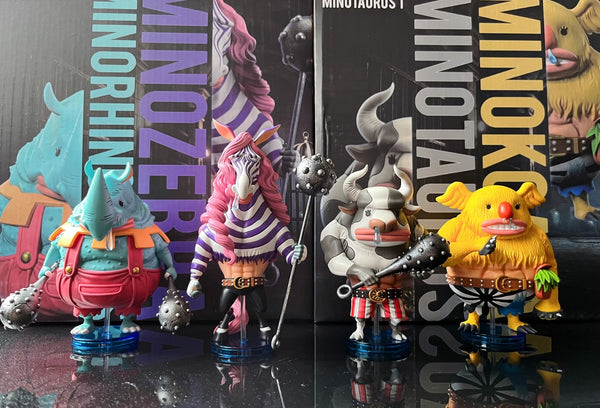 Impel Down 006/007 Minorhinoceros & Minotaurus & Minokoala & Minozebra - One Piece - YZ Studios [IN STOCK]