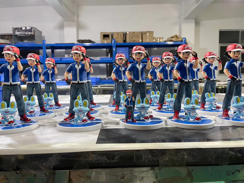 1/8 Scale World Zukan Ash & Froakie - Pokemon - STS STUDIO [IN STOCK]
