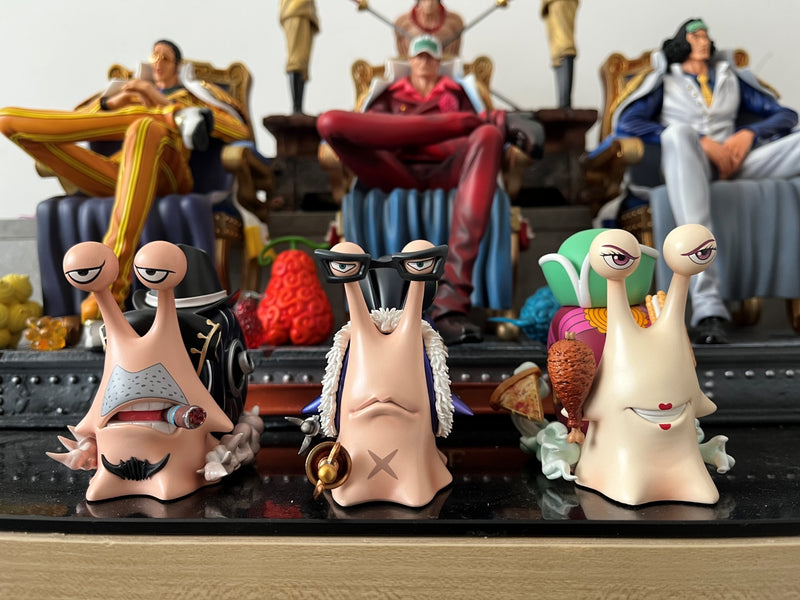 Den Den Mushi - Bege & Bonney & Drake & Bullet - One Piece - TOP Studios [IN STOCK]