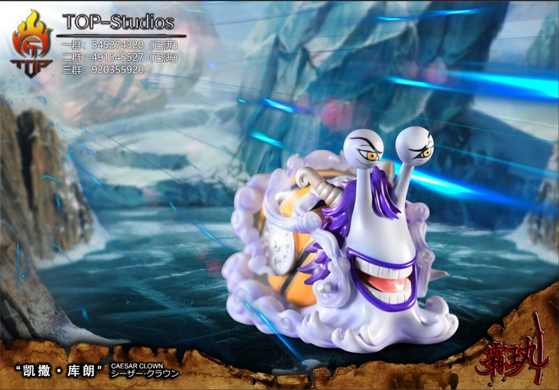 Den Den Mushi - Ace & Caesar Clown - One Piece - TOP Studios [PRE ORDER]
