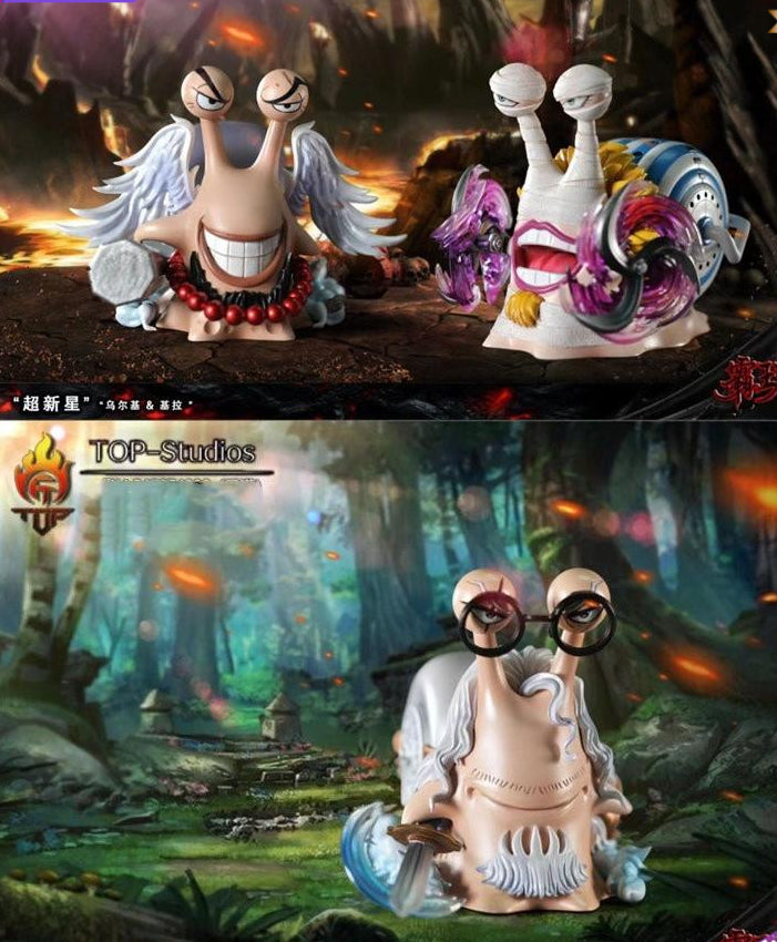 Den Den Mushi - Urouge & Killer & Rayleigh - One Piece - TOP Studios [PRE ORDER]