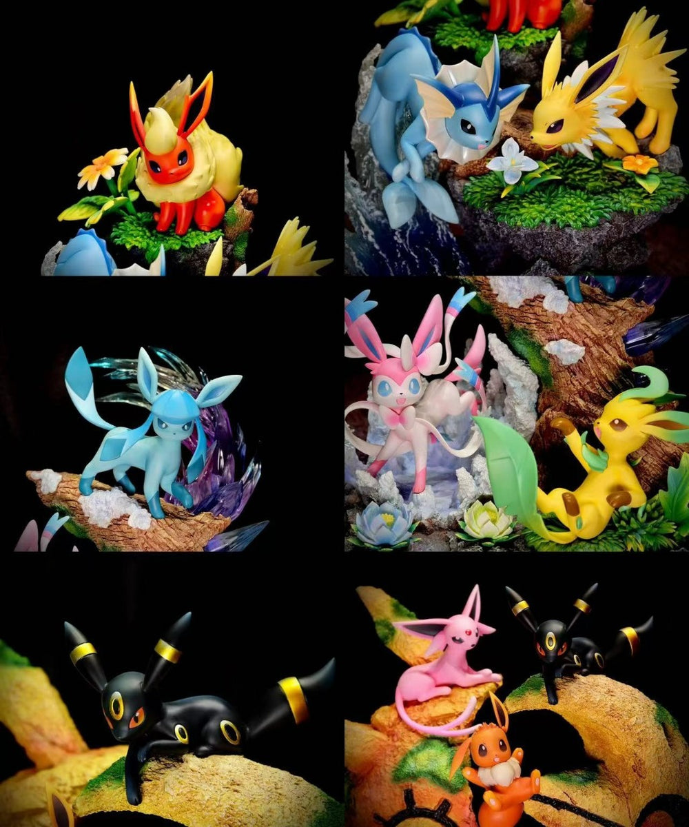 Final Payment] Eevee Family 002 Sylveon Glaceon Leafeon - Pokemon