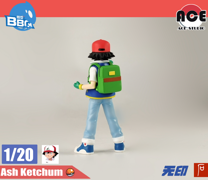 1/20 Scale World Zukan Ash & Pikachu - Pokemon - ACE STUDIO & BBQ  [IN STOCK]