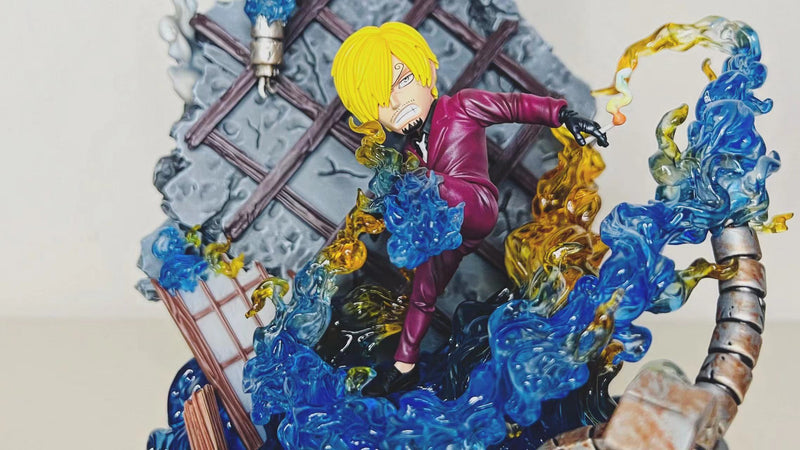 Ex Plus 005 Sanji Defeats Queen with Ifrit Jambe - ONE PIECE - YZ Studios [IN STOCK]