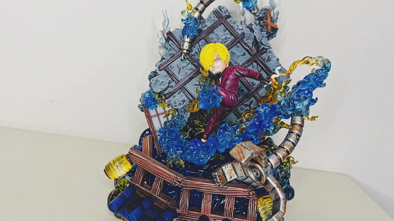 Ex Plus 005 Sanji Defeats Queen with Ifrit Jambe - ONE PIECE - YZ Studios [IN STOCK]