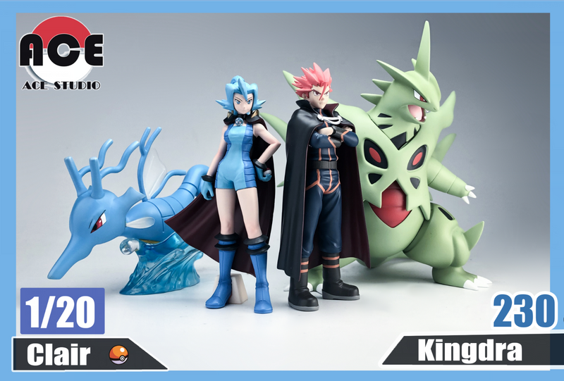 1/20 Scale World Zukan Clair & Kingdra - Pokemon - ACE STUDIO [IN 1/20 Scale World Zukan Clair & Kingdra - Pokemon - ACE STUDIO [IN