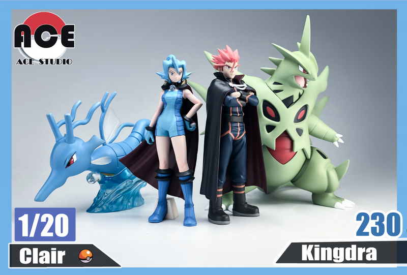 1/20 Scale World Zukan Clair & Kingdra - Pokemon - ACE STUDIO [IN STOCK]