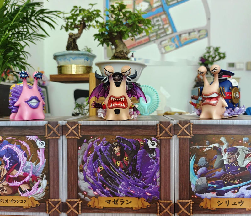Den Den Mushi - Magellan & Ivankov & Shiryu - One Piece - TOP Studios [IN STOCK]