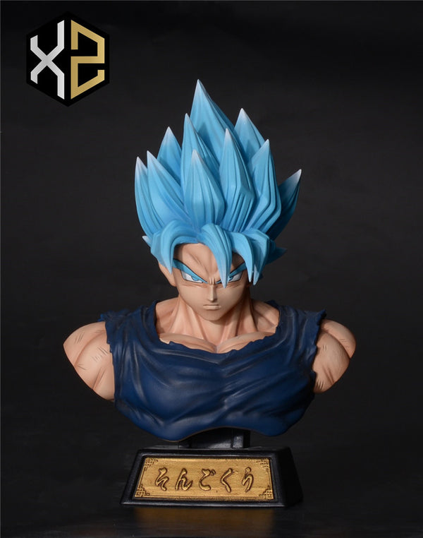 DBZ Bust 014 Super Saiyan Blue Goku - Dragon Ball - XZ Studio [IN STOCK]