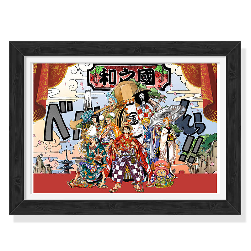 Wano Country 3D Wall Art - One Piece - FUCHEN Design [IN STOCK] - Worldwide Free Shipping