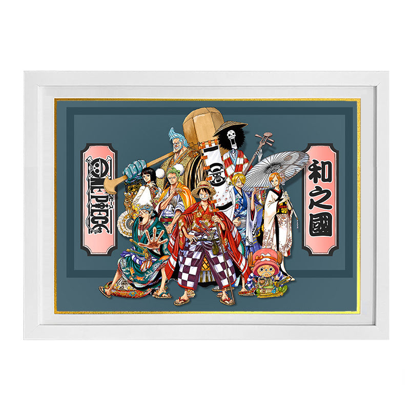 Wano Country 3D Wall Art - One Piece - FUCHEN Design [IN STOCK] - Worldwide Free Shipping