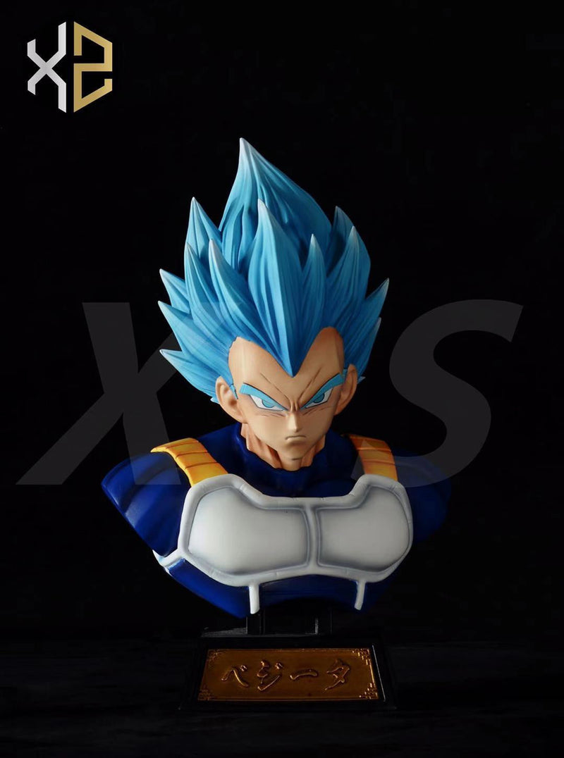 DBZ Bust 016 Final Edition - Super Saiyan Vegeta Blue Hair - Dragon Ball - XZ Studio [IN STOCK]