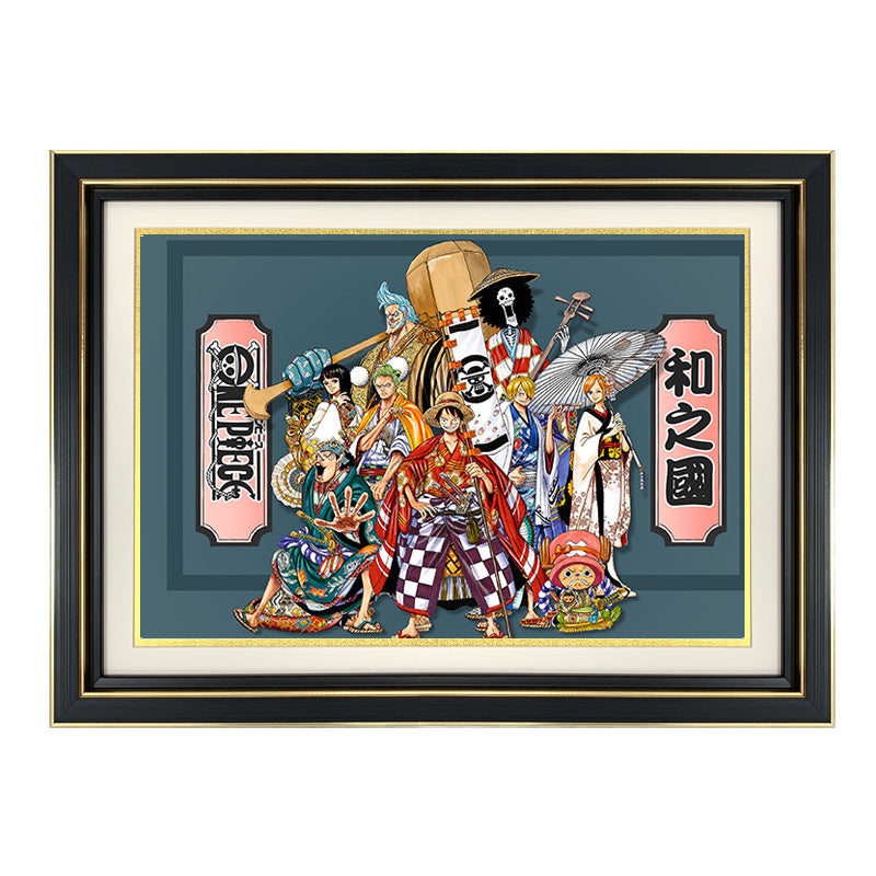 Wano Country 3D Wall Art - One Piece - FUCHEN Design [IN STOCK] - Worldwide Free Shipping