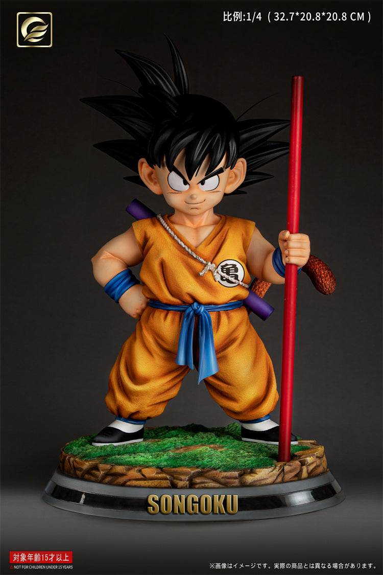 NINETY SEVEN Studio Dragon Ball Child Goku Resin Statue Pre-order  14*8.5*9CM