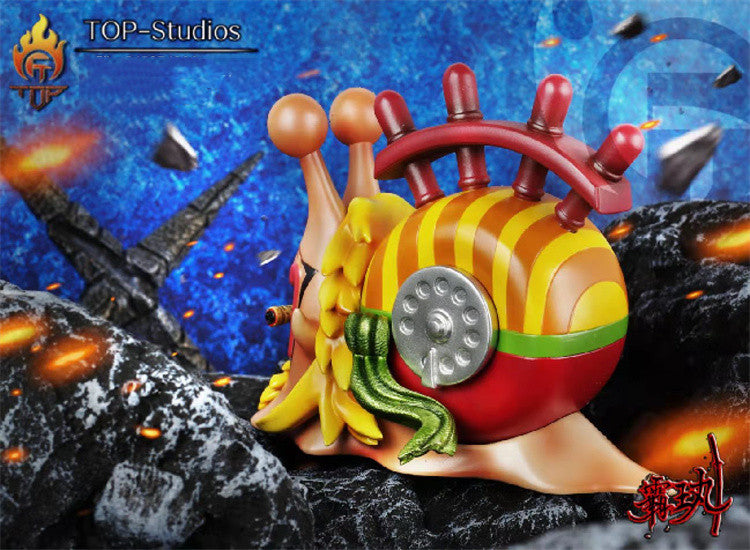 BolooBoloo - Den Den Mushi - Kid & Hawkins & Shiki & Lucci - One Piece - TOP Studios [IN STOCK]