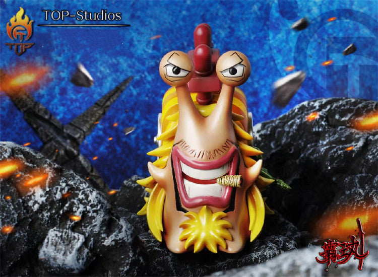 BolooBoloo - Den Den Mushi - Kid & Hawkins & Shiki & Lucci - One Piece - TOP Studios [IN STOCK]