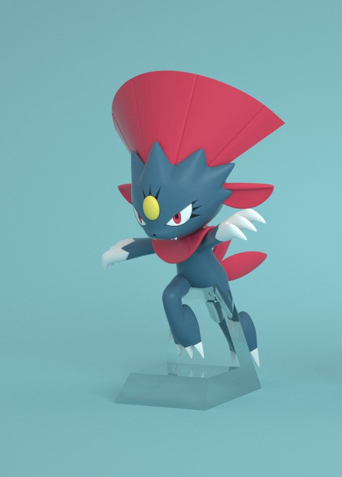 1/20 Scale World Zukan Ursaring Set / Weavile - Pokemon - SDK Studio [IN STOCK]