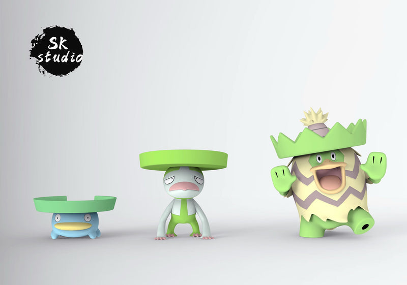 1/20 Scale World Zukan Lotad Lombre Ludicolo - Pokemon - SK Studio [IN STOCK]