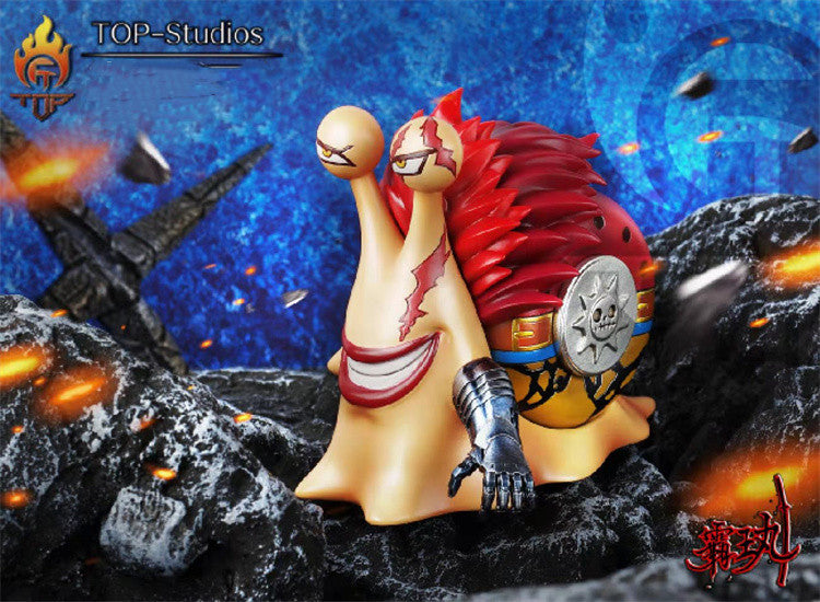 BolooBoloo - Den Den Mushi - Kid & Hawkins & Shiki & Lucci - One Piece - TOP Studios [IN STOCK]