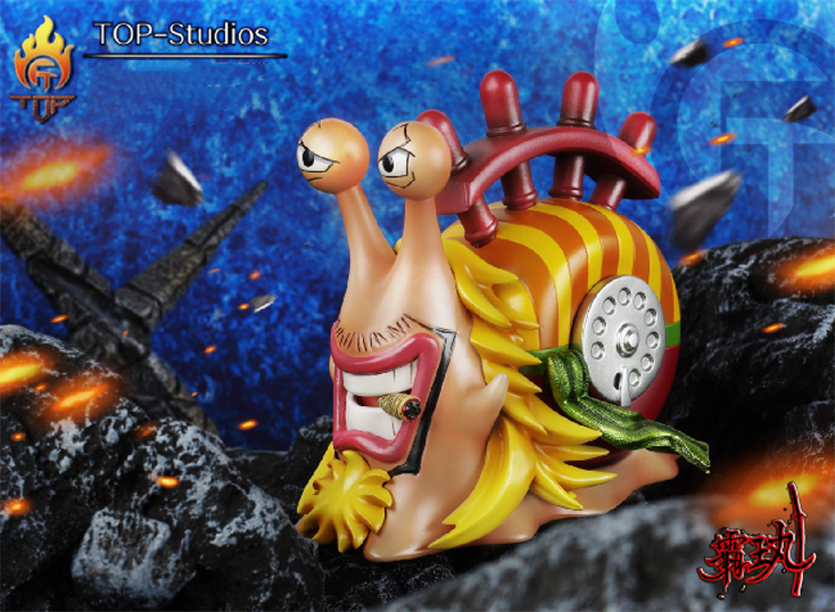 BolooBoloo - Den Den Mushi - Kid & Hawkins & Shiki & Lucci - One Piece - TOP Studios [IN STOCK]