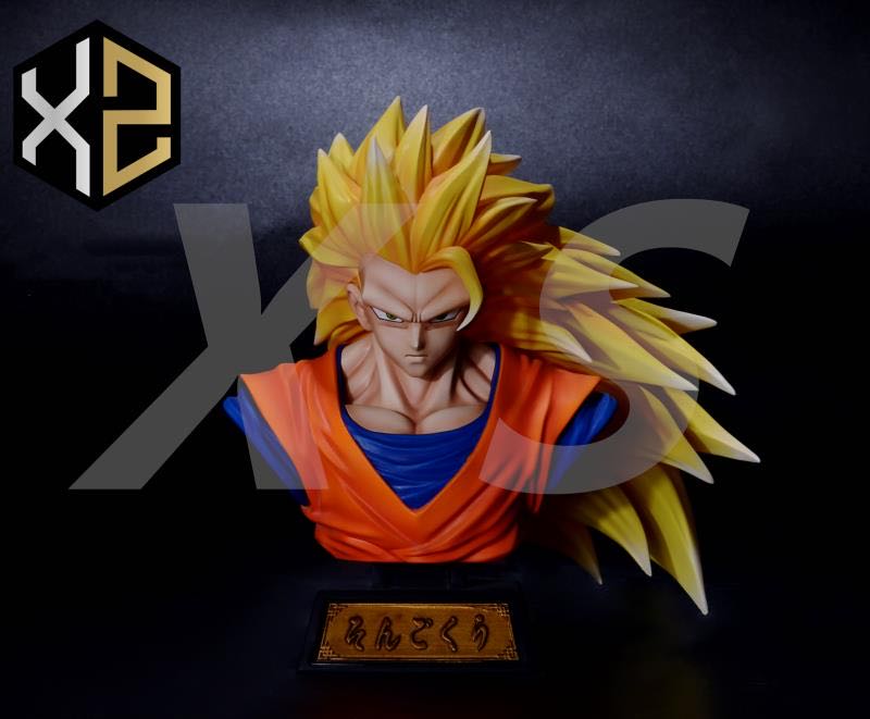 DBZ Bust 015 Super Saiyan 3 Goku - Dragon Ball - XZ Studio [IN STOCK]