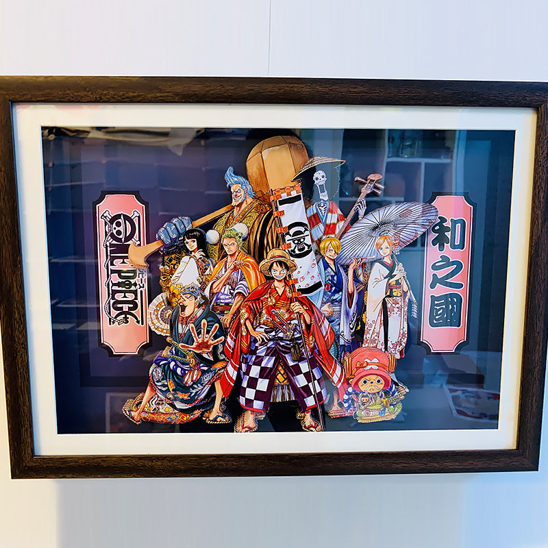 Wano Country 3D Wall Art - One Piece - FUCHEN Design [IN STOCK] - Worldwide Free Shipping