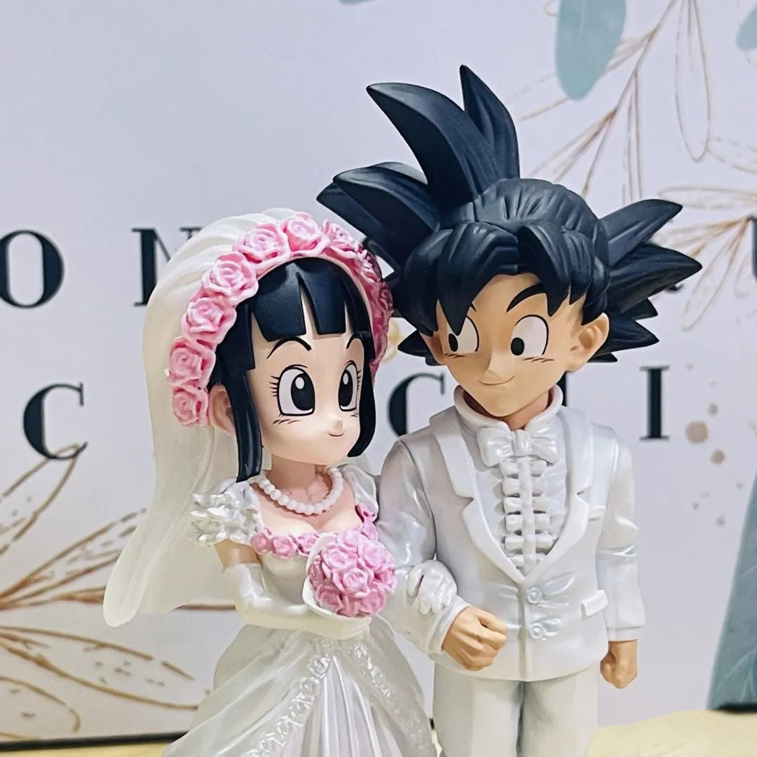 goku and chichi wedding figure