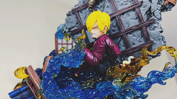 Ex Plus 005 Sanji Defeats Queen with Ifrit Jambe - ONE PIECE - YZ Studios [IN STOCK]