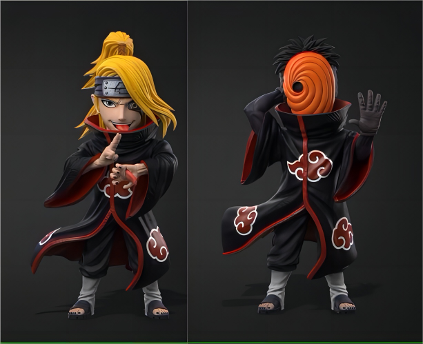 Akatsuki 004 Deidara & Tobi - Naruto - POWER STUDIO [IN STOCK]