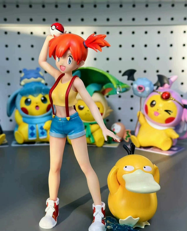 1/20 Scale World Zukan Misty & Psyduck - Pokemon - STS STUDIO [IN STOCK]