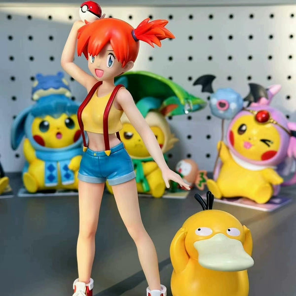1/20 Scale World Zukan Misty & Psyduck - Pokemon - STS STUDIO [IN